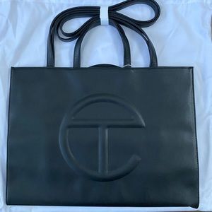 Telfar Black Large Shopping Bag NWT